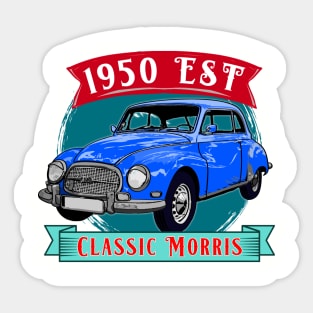 1950 CLASSIC MORRIS Sticker